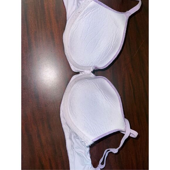 No Boundaries Light Purple All Over Lace Push Up Bra Size 36B - Picture 4 of 5